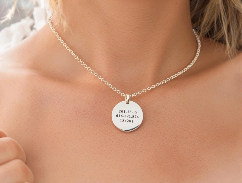 Custom Coordinates Necklace or Bracelet