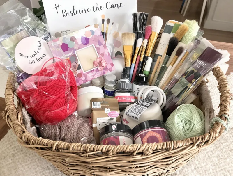 DIY & Crafting Self-Care Basket