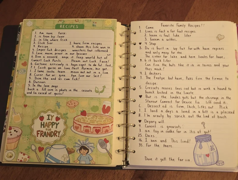 DIY Recipe Book