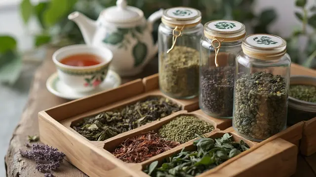 Herbal Tea Blends and Infuser Set