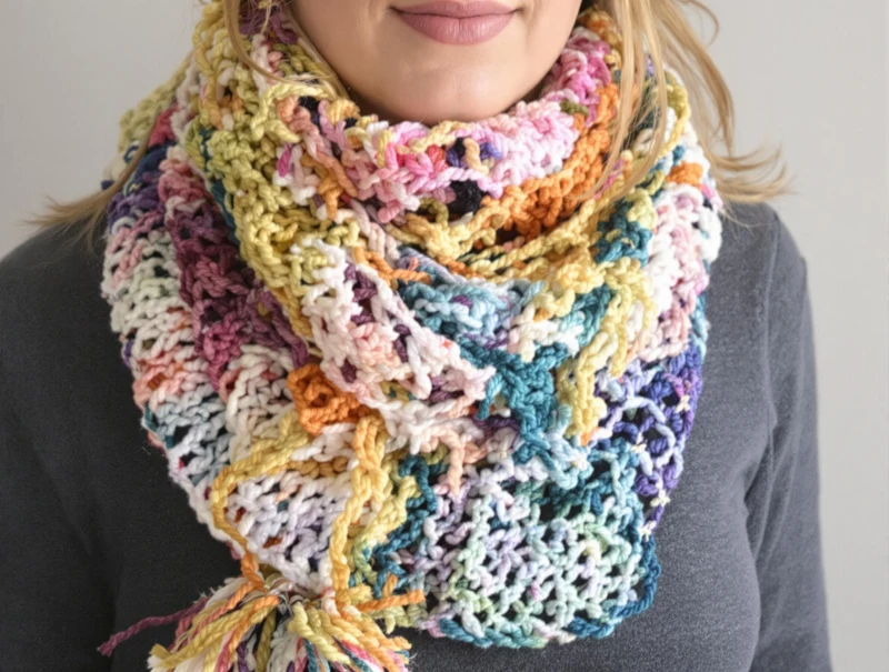 Knitted or Crocheted Scarf