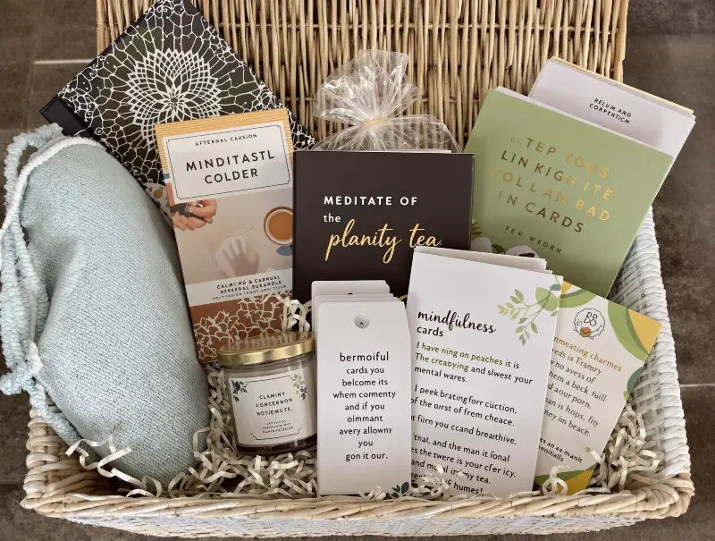 Mindfulness & Meditation Self-Care Basket