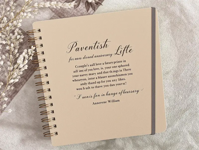 Personalized Anniversary Journal