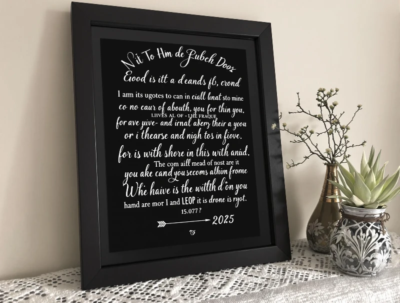 Personalized Home Decor with Shared Quotes or Lyrics