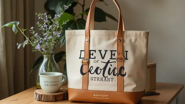 Personalized Tote with Her Initials