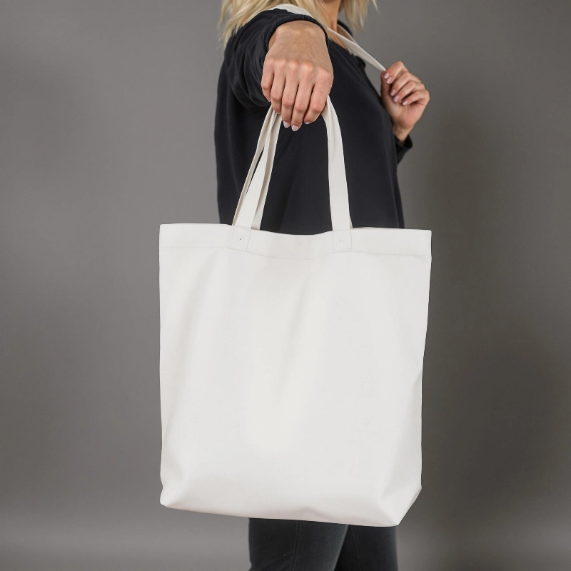 Solid Color Tote Bag