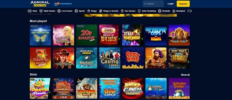 Exploring the Thrills of Admiral Shark Casino in the UK